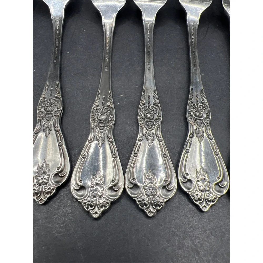 Oneida Kennett Square Distinction Deluxe Stainless Dinner Forks Set Of 6 Vtg HH